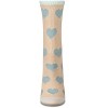 Memoi Women's Radiate Love Glitter Heart Crew Socks - 2 of 3