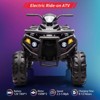 Ride On ATV for Kids, 4 Wheeler Electric Vehicle, 2 Seater Battery Powered Kids Ride On Toy Car, with Spring Suspension - 2 of 4