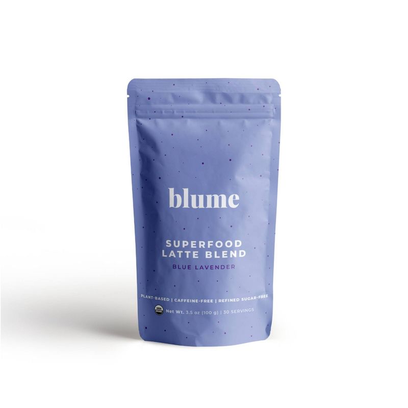 Blume Superfood Latte Powder Blue Lavender - 3.5oz, 1 of 9