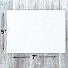 Hamilco White Linen Cards and Envelopes - Flat 5" x 7" Cardstock Paper 80lb Cover 100 Pack - 3 of 4