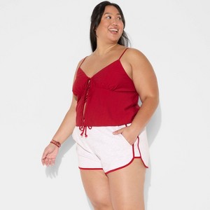 Women's Game Day Terry Pull-On Shorts - Wild Fable™ - 1 of 3