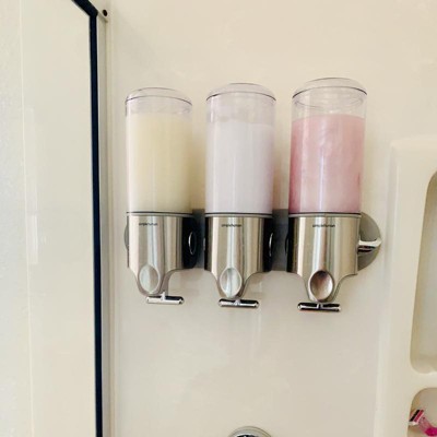 Stainless Steel Wall Mount Soap Dispenser with T-Bar Lever