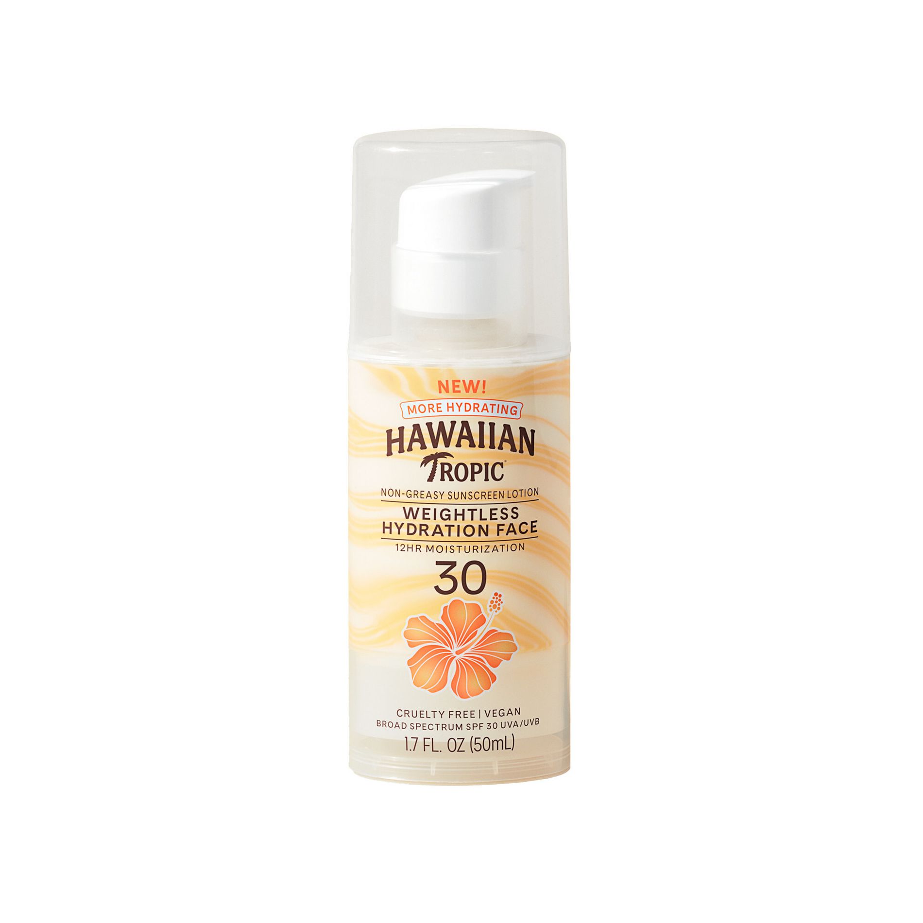 Hawaiian Tropic Silk Hydration Weightless Face Sunscreen - SPF 30 - 1.7oz