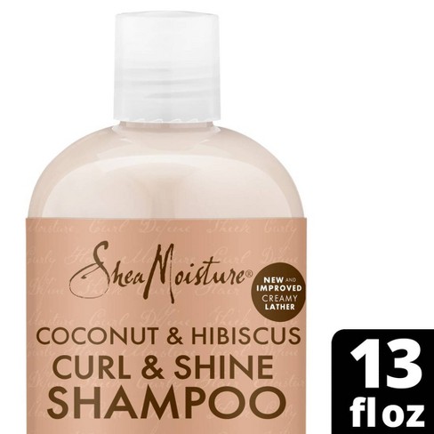  Shea Moisture Curly Hair Products, Coconut & Hibiscus Curl  Enhancing Smoothie with Shea Butter, Sulfate Free, Paraben Free Hair Cream  for Anti-Frizz, Moisture & Shine, Family Size, 16 Fl Oz 