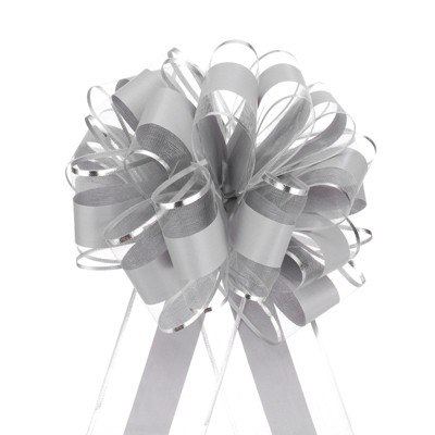 Unique Bargains Christmas Wedding Car Basket Gift Wrapping Big Pull Bow 5 Pcs