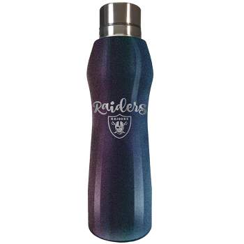 NFL Oakland Raiders Blitz 24 oz Stainless Steel Water Bottle with lid 