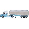 Scania T-Cab Truck RHD w/Covered Trailer "Tinnelly" White with Blue Graphics 1/148 (N) Scale Diecast Model Car by Oxford Diecast - 3 of 4