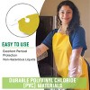 Bison Life Reusable PVC Polyester Dishwashing Apron, Waterproof & Oil Resistant, Yellow- 1pc - 2 of 4