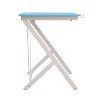 PAGED Modern Computer Desk with Metal Legs, Home Office Desk with Storage Shelves and Keyboard Panel for Office, Study - 4 of 4