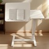 KTMBDW Mobile Adjustable Height Laptop Stand PC Computer Portable Notebook Swivel Laptop Desk Rolling Table Desk Cart Tiltable with Wheels - 3 of 4
