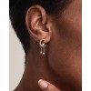 Molenia Moon Star Earrings Studs, 925 Sterling Silver Small Crescent Moon Studs Star Dangle Earrings Tiny Drop Tassel Dainty Jewelry Gifts for Women - 4 of 4