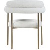 Meridian Furniture,Blake Boucle Fabric Dining Chair, Set of 2 - 2 of 4