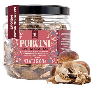 Gourmanity Dried Porcini Mushrooms - 3oz - 1 of 4