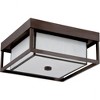 Quoizel Lighting Powell 3 - Light Flush Mount in  Western Bronze - 3 of 4
