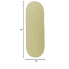 Colonial Mills Reversible Flat-Braid (Oval) Runner - Sprout Green 2'4"x8' - 2 of 3