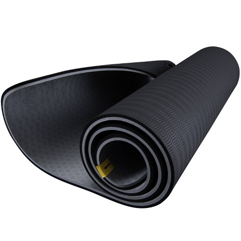 ZIVA TPE Yoga Mat - Black/Gray (5mm)