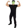 HalloweenCostumes.com One Size Fits Most   The Incredible Hulk Adult Half Mask | Superhero Accessories, Black/White/Green - 4 of 4