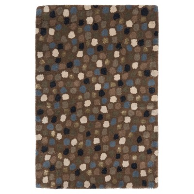 Dark Gray/Multi Abstract Knotted Accent Rug - (2'x3') - Safavieh