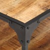 vidaXL Industrial Brown Coffee Table with Storage Shelf - 4 of 4