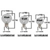 Novelty Lights G50 Globe Hanging LED String Light Replacement Bulbs E17 Intermediate Base 1 Watt - 3 of 4