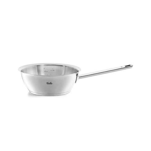 2 Quart Conical Stainless Induction Saucepan with Cover