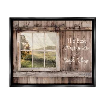 Stupell Industries Simple Things Rustic Barn Window Distressed Photograph