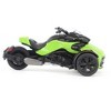 Can-Am Spyder F3-S Special 3-Wheel Motorcycle Manta Green 1/32 Diecast Model by BRP Models - image 2 of 4