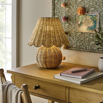 Table Lamp with Woven Base and Woven Shade - Threshold™ designed with Studio McGee