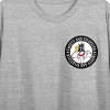 Looney Tunes Tweety Sylvester Chase Crew Neck Short Sleeve Gray Heather Women's Crop Top - 2 of 4