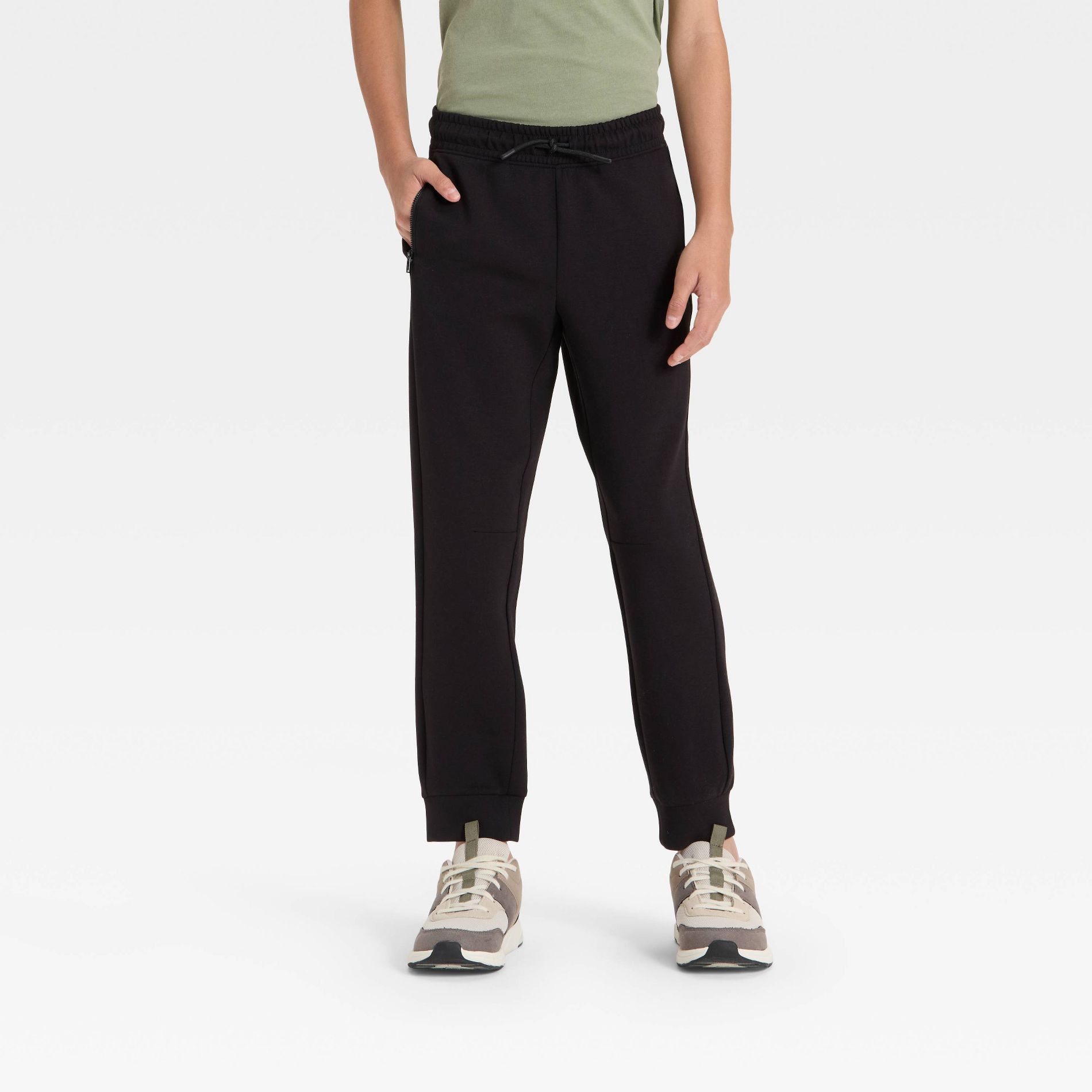 Boys' Mid-Rise Knit Sport Jogger Pants - art class™