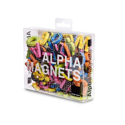 Design Ideas Magnetic Alphabet Letters – 90 Colorful Foam Letters, 0.8” x 0.2” 1”