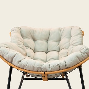 Maliang Rocking Chair, Rattan Wicker Lounge Chair - 1 of 4