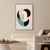 Art Remedy Cubist Style Jade Ring Contemporary Shapes Abstract Wall Art Framed - 2 of 4