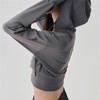 Clotth Women's Yoga Jacket - Short-Length Hooded Sweatshirt with Adjustable Drawstring, Long Sleeve for Fitness and Outdoor Sports - 2 of 4