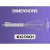 YBM Home Stainless Steel Professional Whisk, Handheld Whisk for Blending, Whisking, Beating, Stirring, Hanging Hook, Easy to Clean - 2 of 4