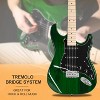 GLARRY Full Size Electric Guitar for Music Lover Beginner with 20W Amp and Accessories Pack Guitar Bag,Green - 3 of 4