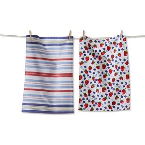 Tag Tossed Berries Dishtowel Set - Kitchen Textiles, Everyday Use, Machine Washable, 26x18 inches, Soft and Absorbent - 1 of 1