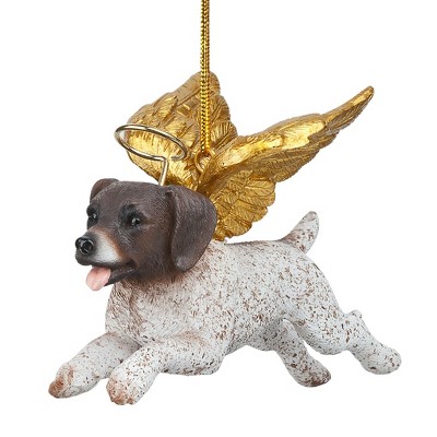 Design Toscano Honor the Pooch: Pointer Holiday Dog Angel Ornament