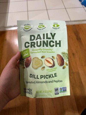 Daily Crunch Dill Pickle Sprouted Almonds - 4oz : Target