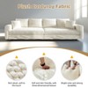 KTMBDW 102.4" Sofa Couch, Comfy Couches for Living Room, Plush Corduroy Sofas for Living Room, Tool-Free Setup Deep Seat Sofa - 4 of 4