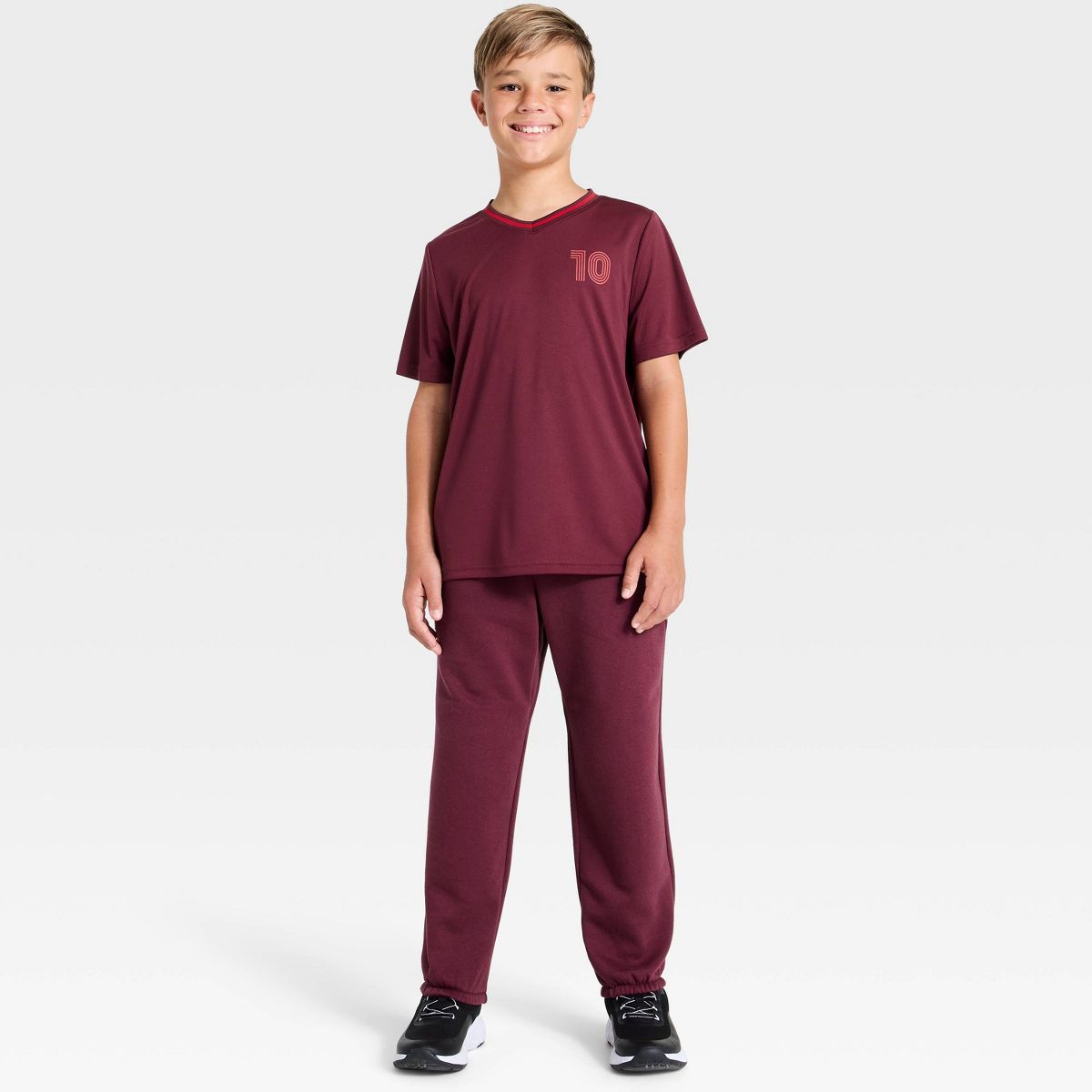 Boys' Short Sleeve Soccer Jersey Athletic T-Shirt - All In Motion™ - thumbnail 10