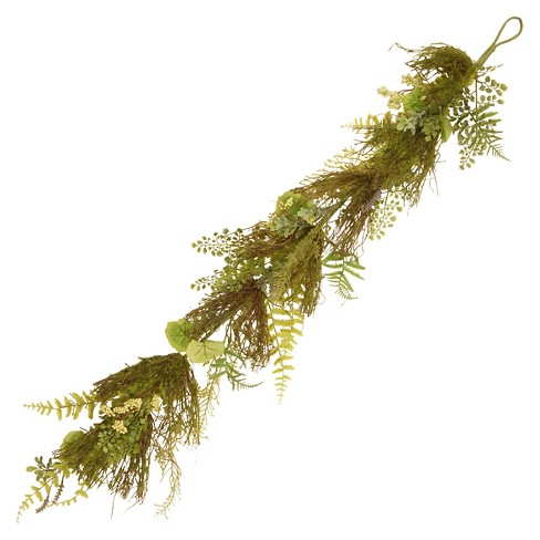 Garden Accents Fern and Lavender Garland - (45") - image 1 of 4