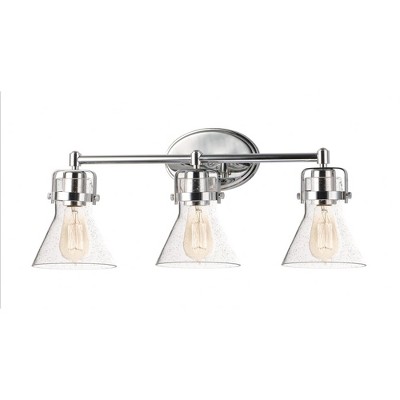 Maxim Lighting Seafarer 3 - Light Vanity in  Polished Chrome/Seedy