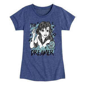 Girls' - Disney - Ariel The Dreamer Fitted Short Sleeve Graphic T-Shirt - 1 of 4