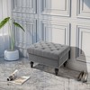 NicBex Storage Ottoman Bench for Bedroom,Storage Bench with Removable Lid,Ottoman for Living Room, Bedroom, Entryway,Beige - 2 of 4
