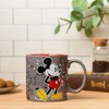 Silver Buffalo Disney Mickey Mouse Circle Logo Pattern 20oz Ceramic Mug - 4 of 4