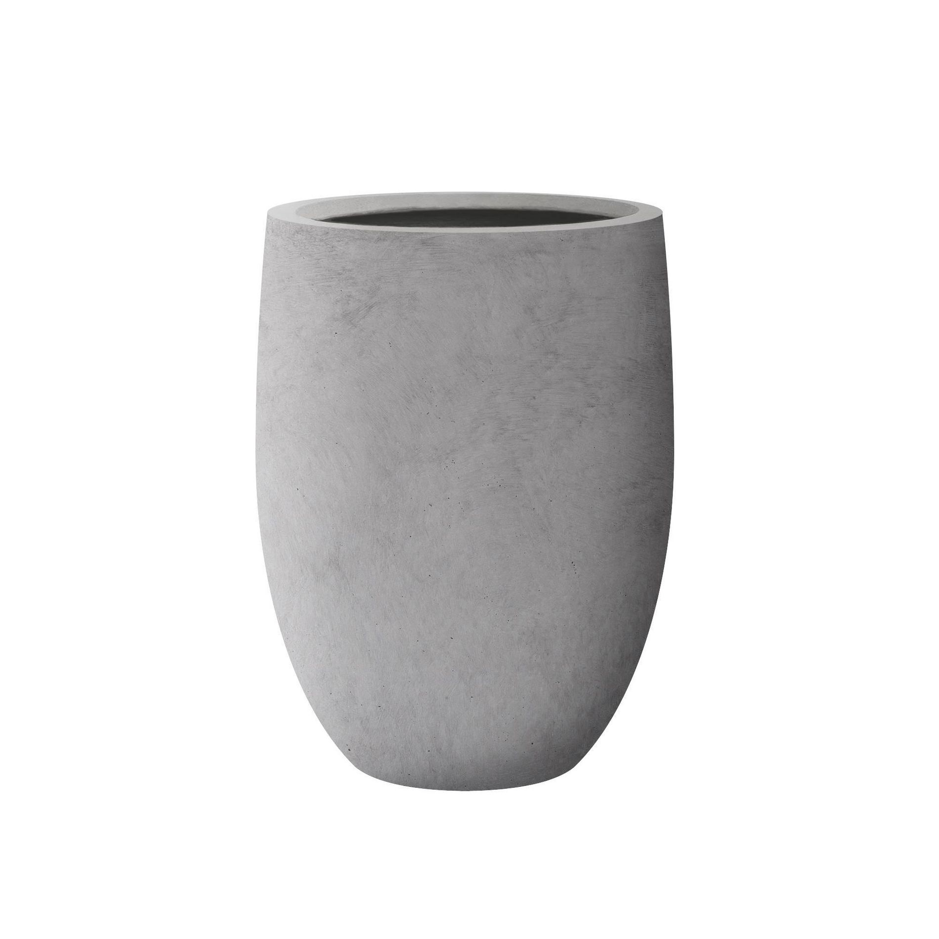 Rosemead Home & Garden, Inc. Concrete Outdoor Planter Pot Gray 17"x17"