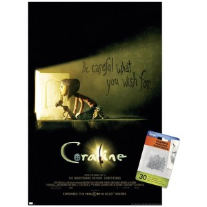 Trends International Coraline - Be Careful One Sheet Unframed Wall Poster Prints - 1 of 4