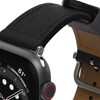 Otterbox Symmetry Series Cactus Leather Apple Watch Band 42/44/45mm - Noir Ash - 2 of 4