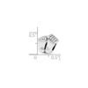 Black Bow Jewelry Big Feet Bead Charm in Antiqued Sterling Silver - 3 of 4